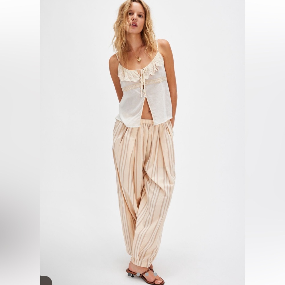 Free People To The Sky Striped Parachute Pants